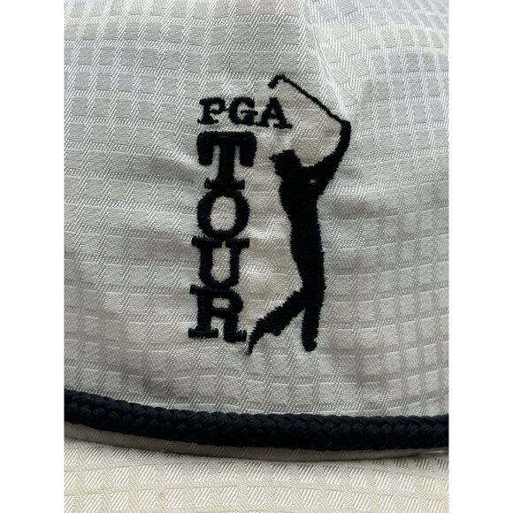 Vintage PGA Tour Hat Signed Golf Baseball Cap White USA Made Ram Golf Cord - Picture 5 of 11